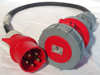 32a 3ph to 63a 3ph Adaptor