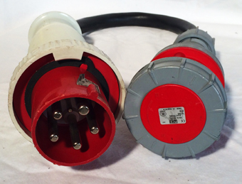 125a 3ph to 63a 3ph Adaptor