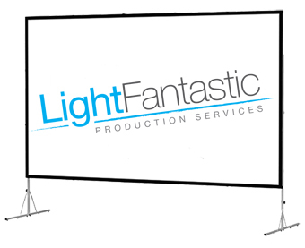 Da-Lite 12x9 FastFold projection screen kit