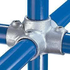 Kee Clamp - Four Socket Cross with Thru
