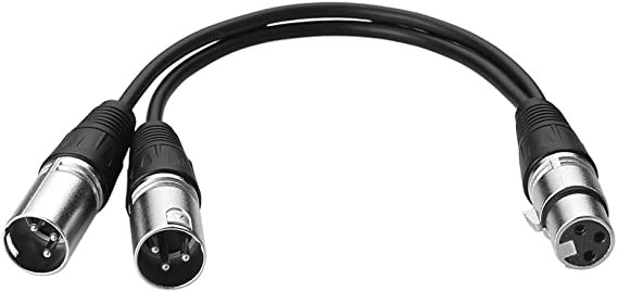 XLR3 Y-Split (XLR3F - 2 x XLR3M)