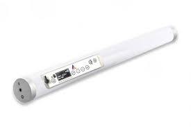 Tall slender porcelain bottle with natural clay textured body and cork stopper.