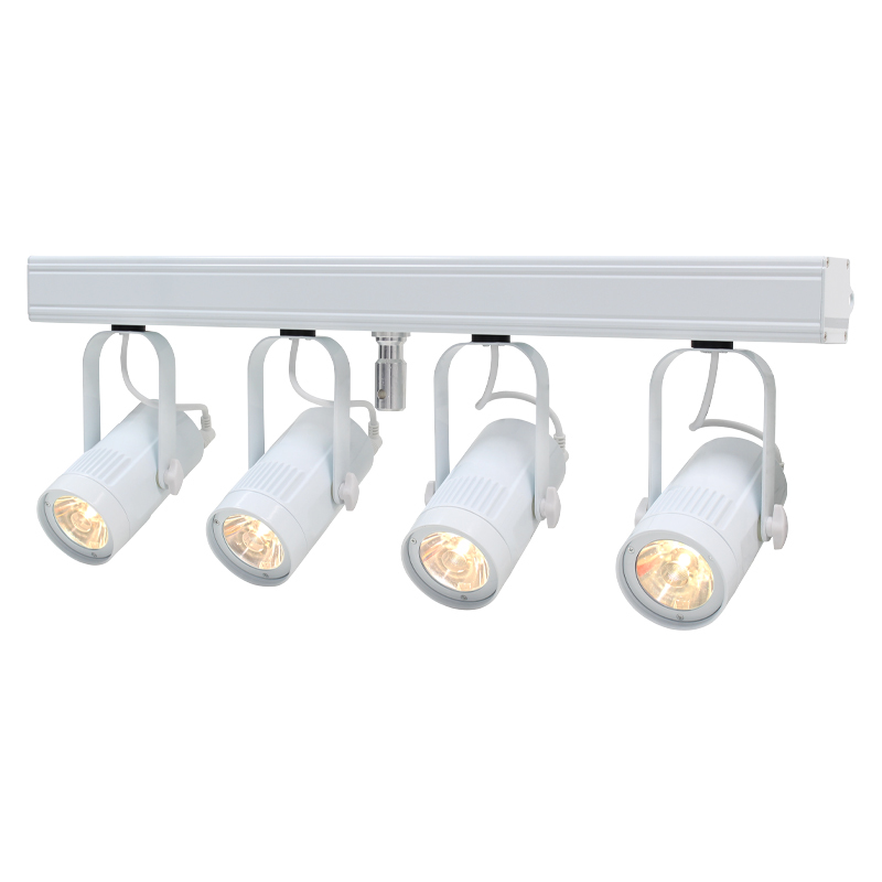 White LED Pinspot 4-Way Bank