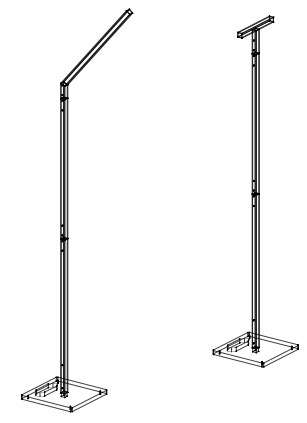 Modular Chauvet H1 Stand - Black