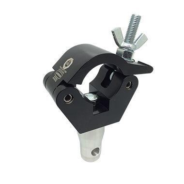 Doughty Clamp with Half Coupler - SWL100KG **Black** (T45801)