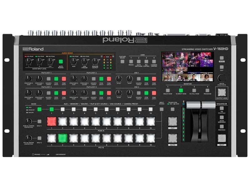 Roland V-160HD Switcher c/w Preview Monitor
