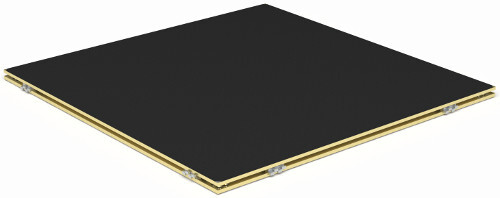 Revostage Deck 1mtr x 1mtr @ 0.4mtr high finished in black carpet