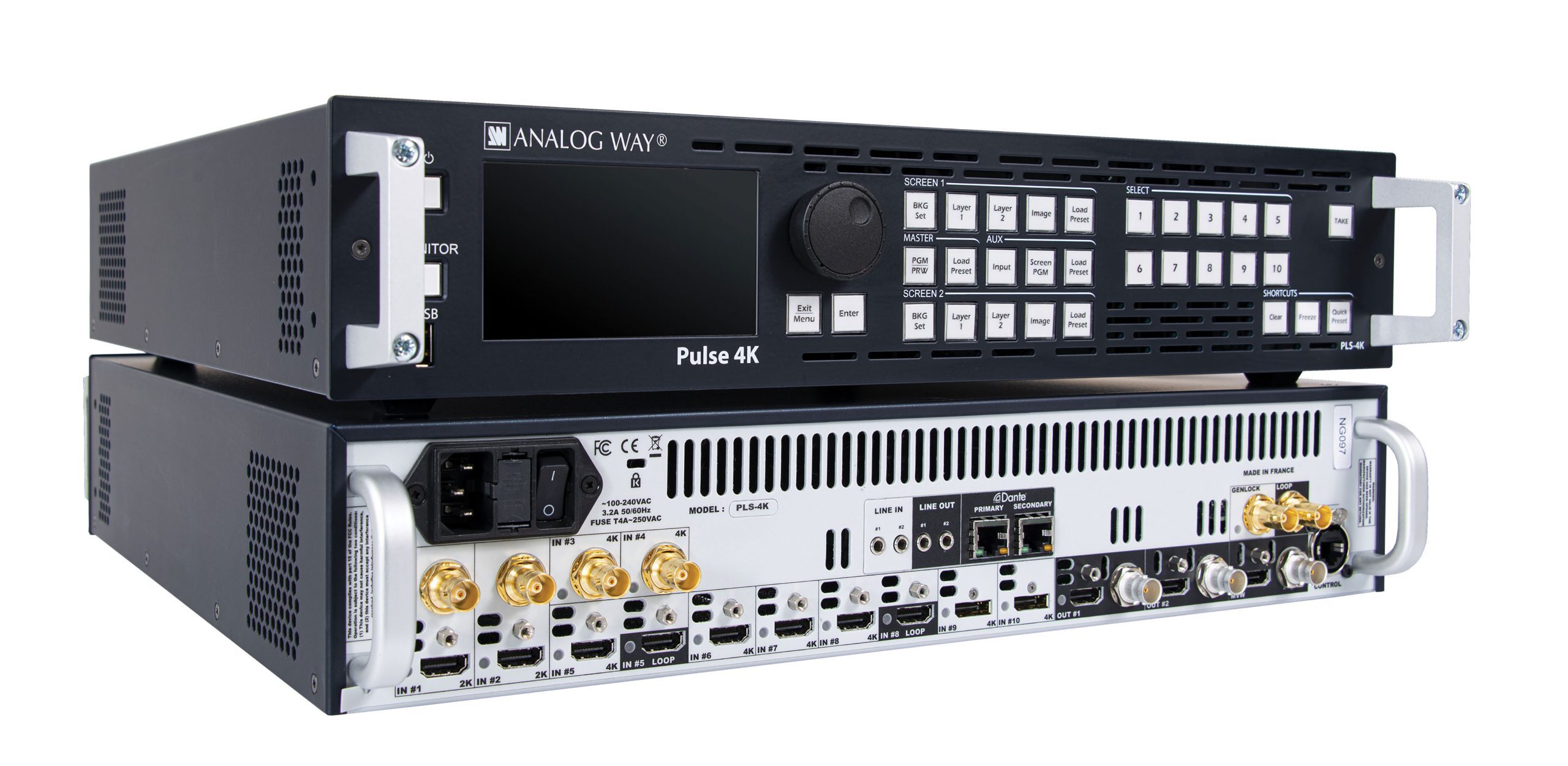 Analogue Way Pulse 4K Screen Management System with Dante